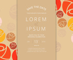 Save The Date, Wedding Invitation Template