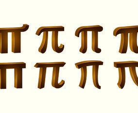 Pi Symbol Vectors