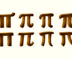 Pi Symbol Vectors