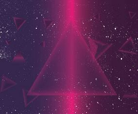 Prisma Disco Background Vector