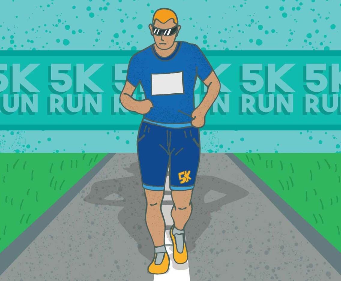 5k run poster