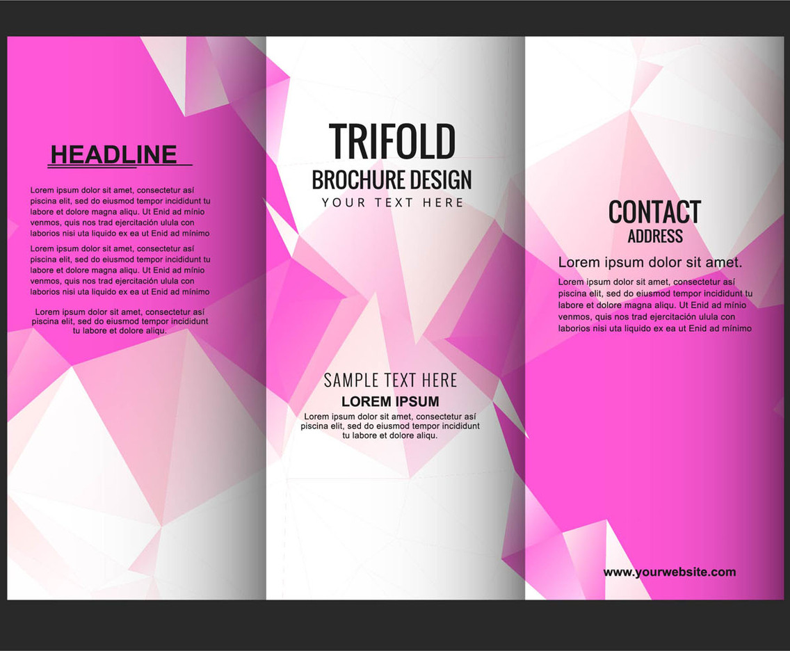 Vector Modern Trifold Brochure