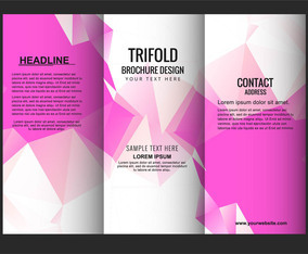Vector Modern Trifold Brochure