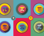 Pi Symbol Vector Icons
