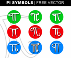 Pi Symbols Free Vector