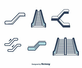 Escalator Vector