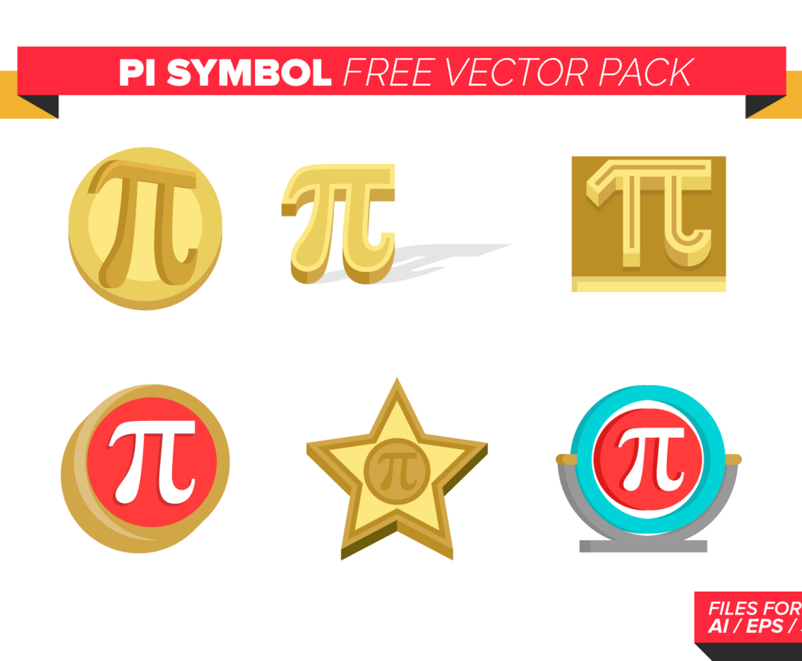 Pi Symbol Free Vector Pack