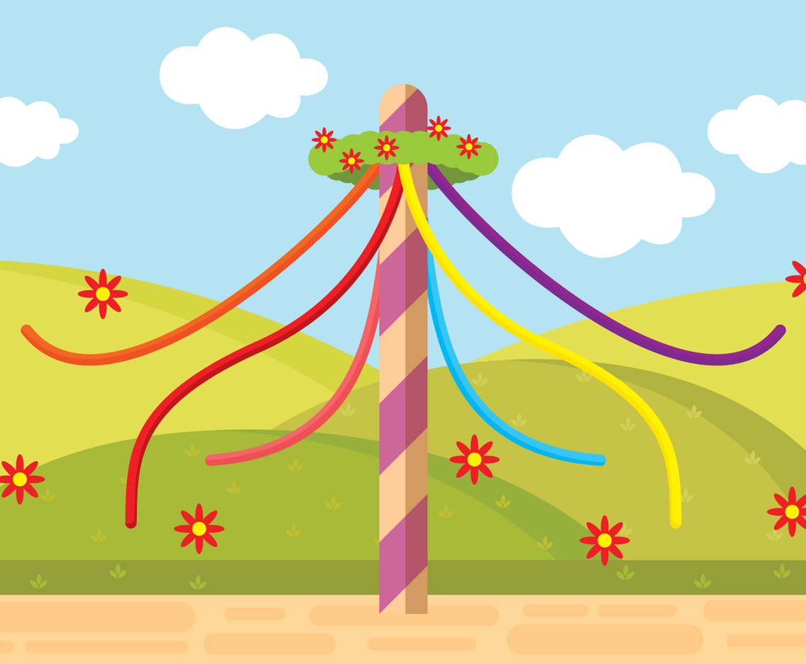 Illustration Of Maypole