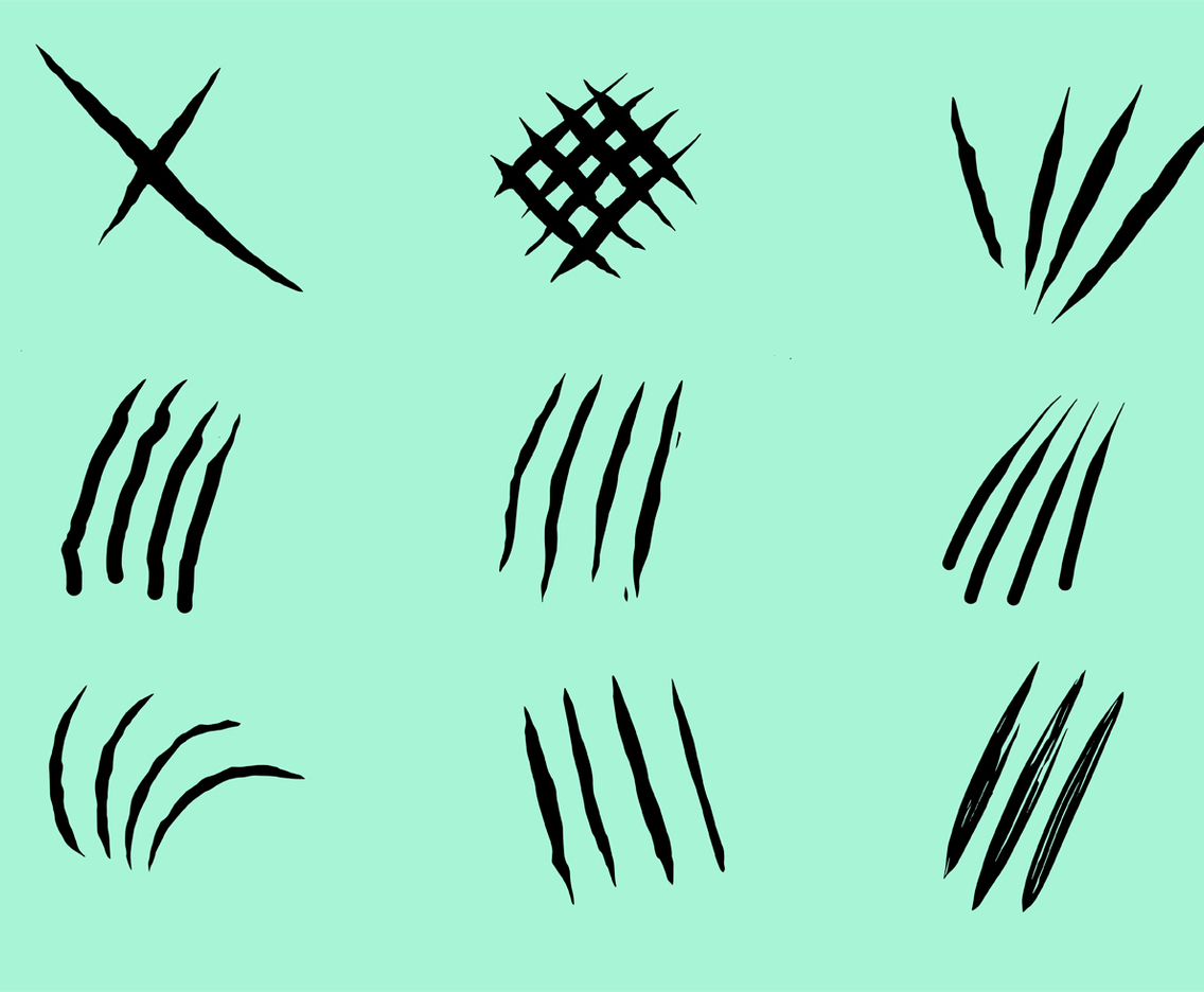 Scratch Marks Vector Pack