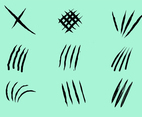 Scratch Marks Vector Pack