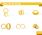 Anillos De Boda Free Vector Pack