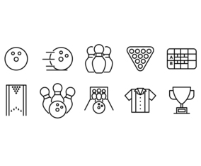 Bowling Icons