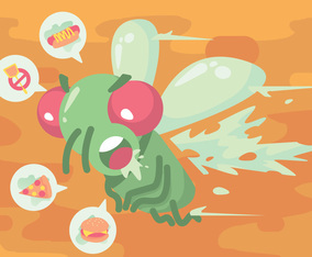 Fly Hate Swatter Vector