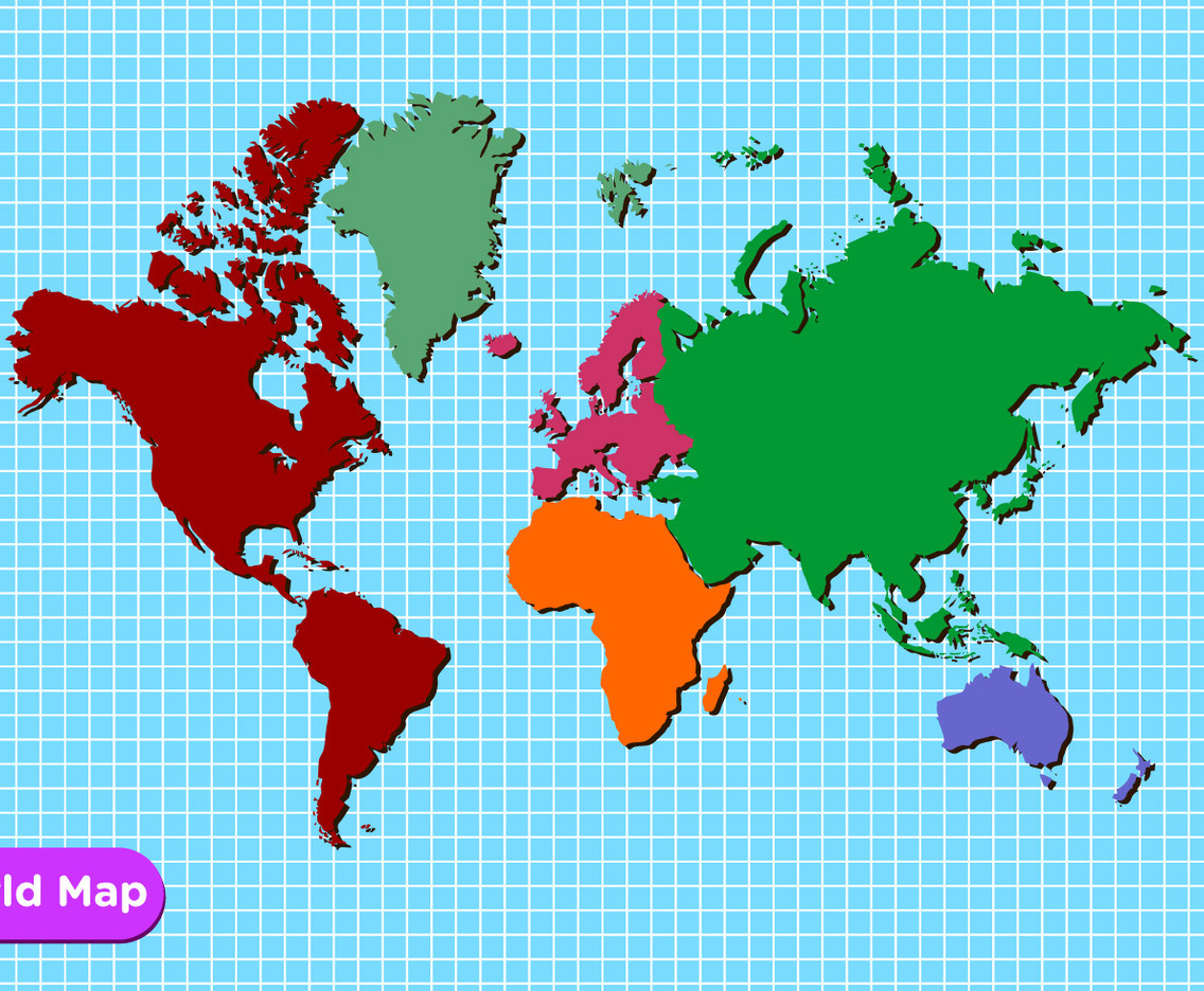 World Map Free Vector
