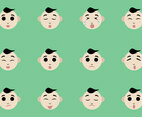 Baby Facial Expression Vectors