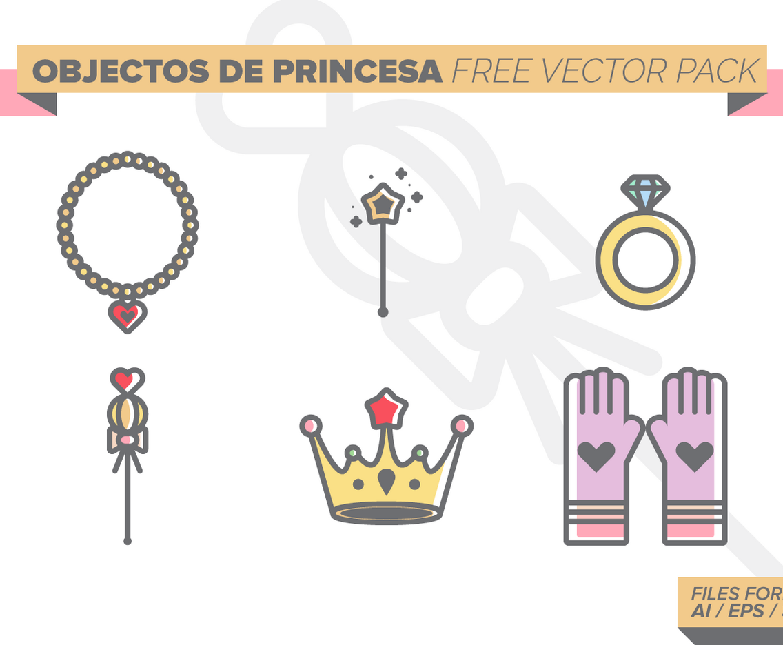 Castillos de Princesa Free Vector Pack