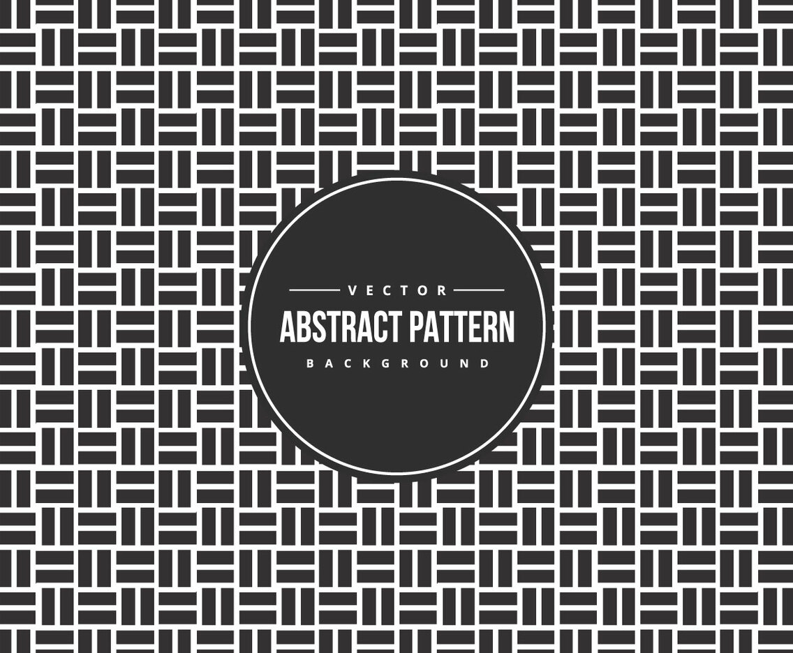 Black and White Tiled Geometric Pattern Background