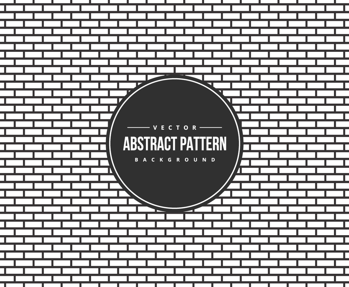Abstract BW Brick Style Pattern Background