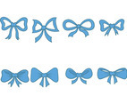 Fun Hair Ribbon Icon Vector