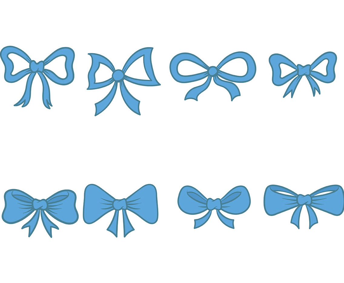 Fun Hair Ribbon Icon Vector