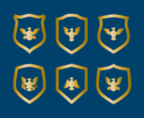 Eagle Seal Badge Vector