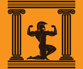 Hercules Mythology Character Illustration