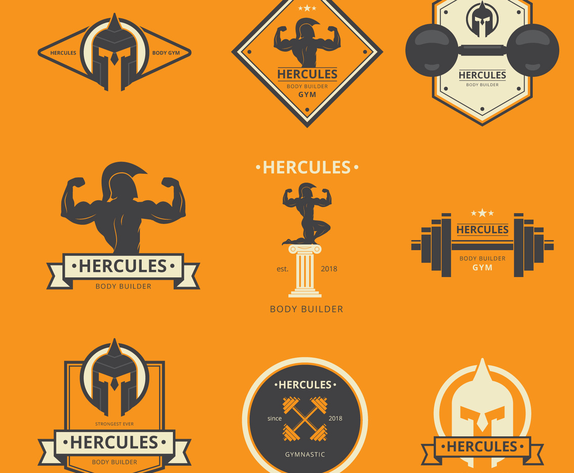 Hercules Mythology Character Illustration