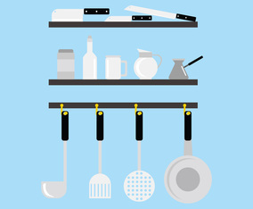 Stainless Steel Kitchen Tool Vectors