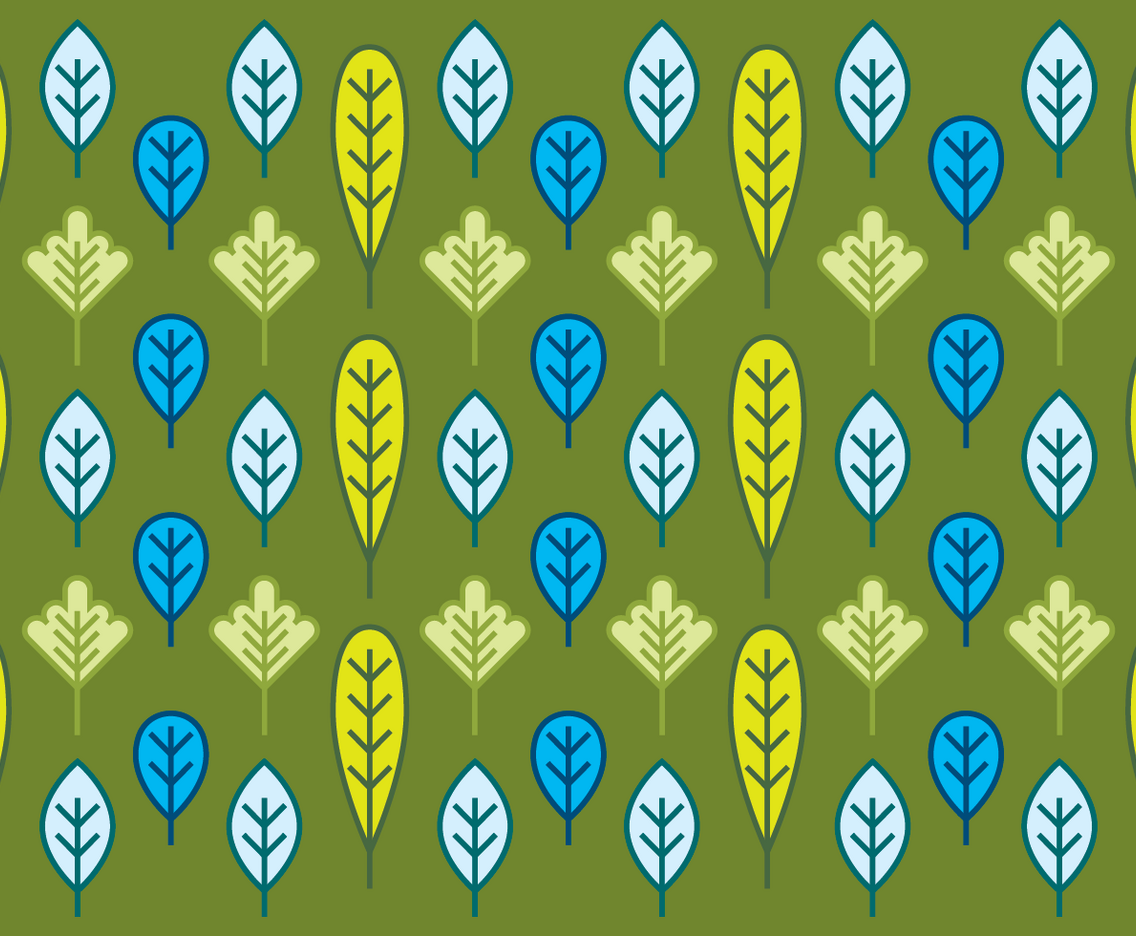 Simple Bright Leaf Background Vector
