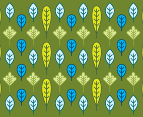 Simple Bright Leaf Background Vector