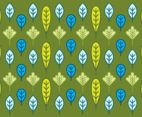 Simple Bright Leaf Background Vector