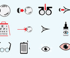 Optometry Icons Set