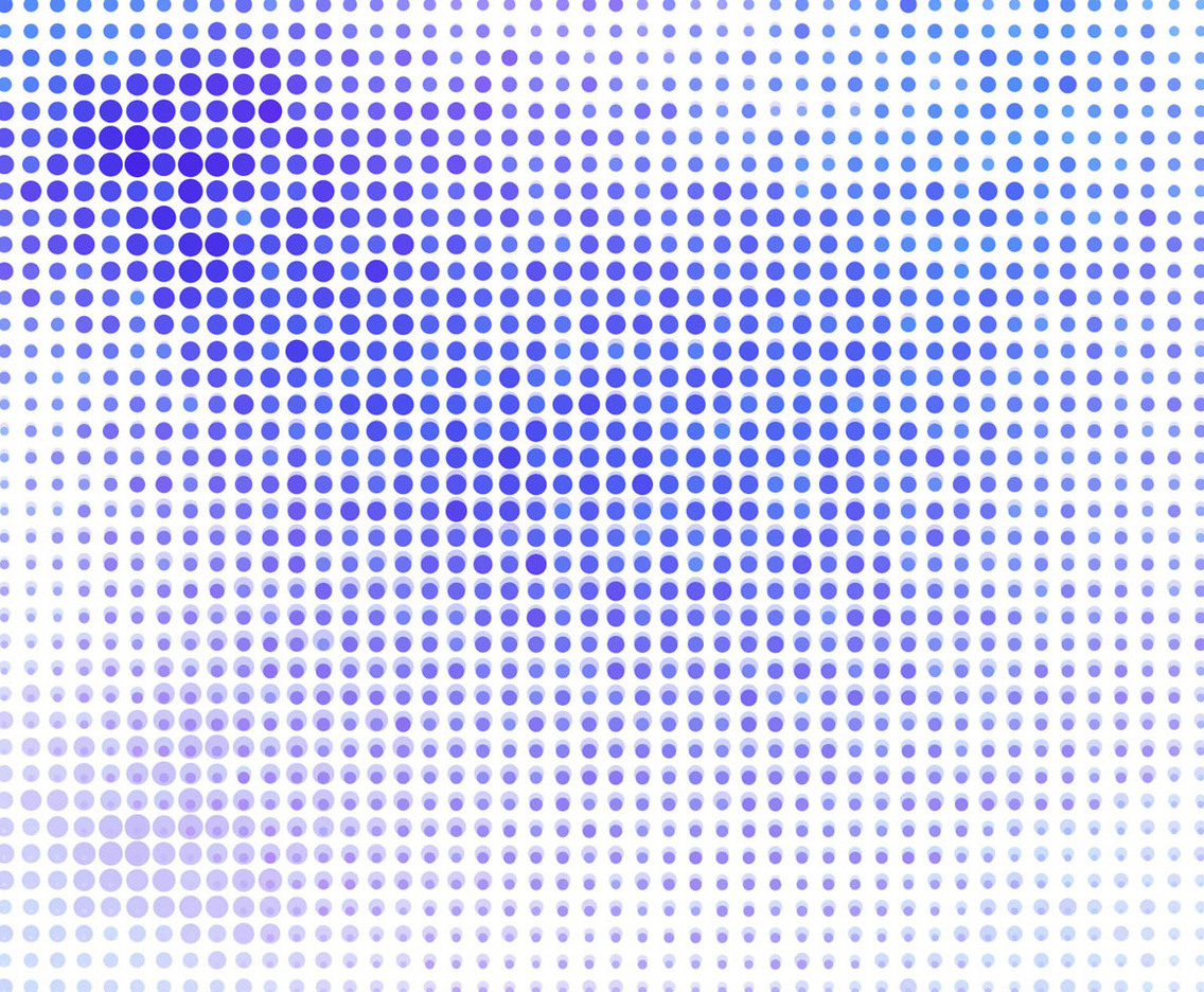 Vector Blue Halftone Background