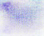 Vector Blue Halftone Background