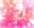 Vector Pink Bokeh Background