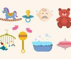 Flat Baby-Themed Vectors