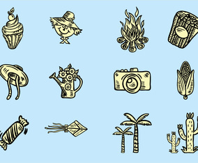 Festa Junina Icon Set