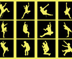 Vector Rock Climber Silhouettes