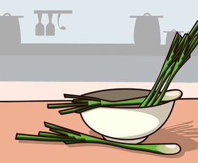 Lemongrass Ingredients in Kitchen