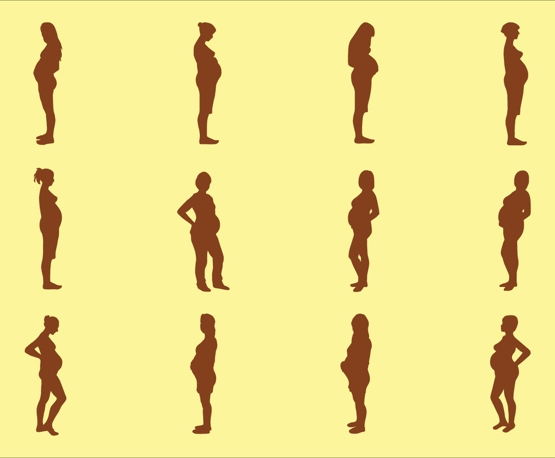 Pregnant Woman Silhouette