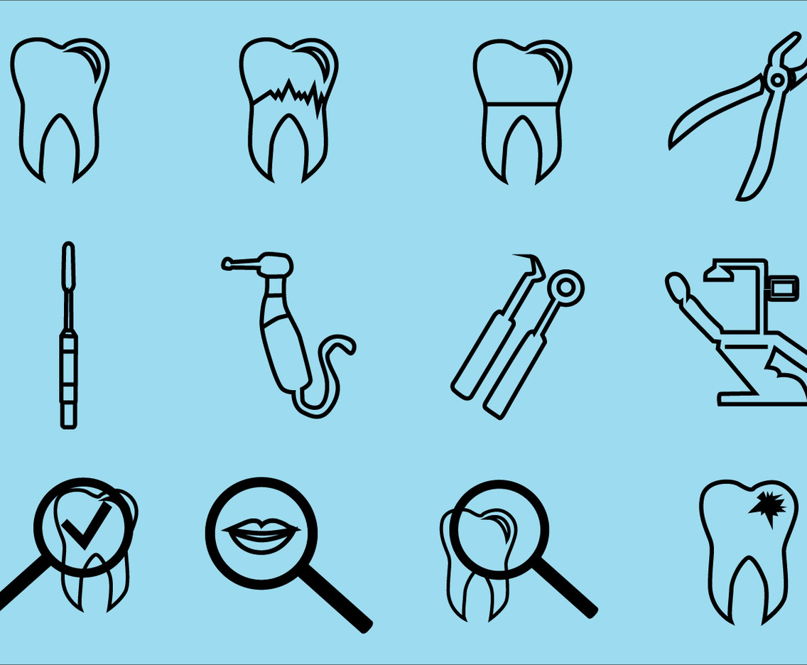 Dental Icon Vector Pack