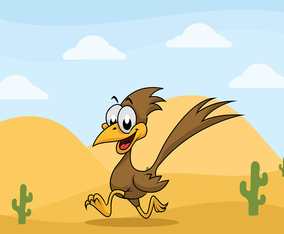 Roadrunner Vector