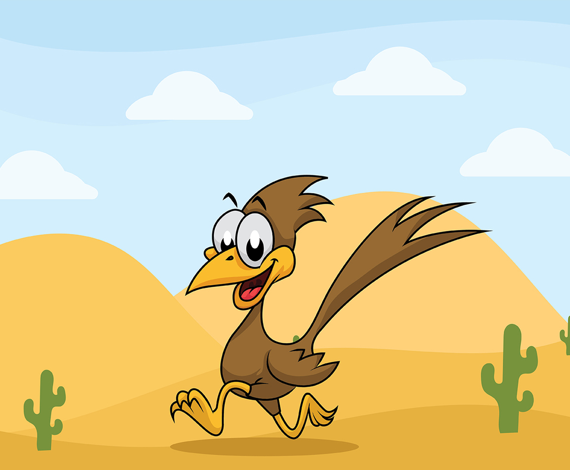 Roadrunner Vector