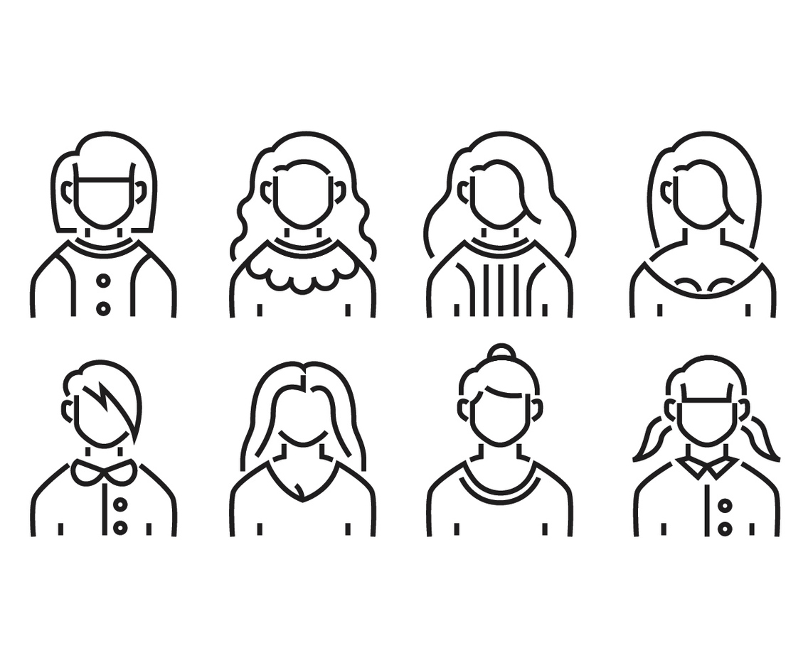 Women avatars