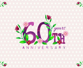 Free Vector 60th Years Anniversary
