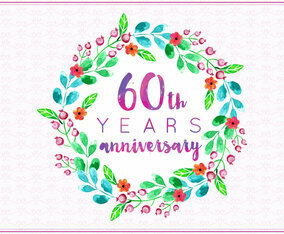 Free Vector 60th Years Anniversary
