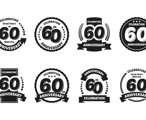 60th Badges