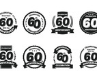 60th Badges