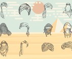 Turban Headers Eastern People