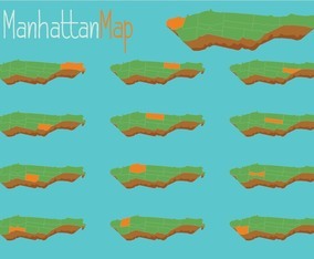 Free Vector Manhattan Map